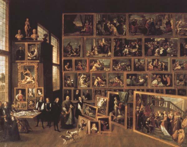 David Teniers Archduke Leopold Wilhelm's Gallery at Brussels (mk45) France oil painting art